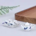Service à thé en porcelaine avec motif de fleurs service à manger l'inventaire maison de courses