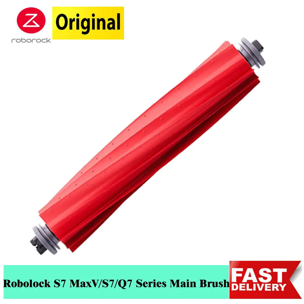 Original Roborock S7 Q7 Gummi Hauptbürste Teile Abnehmbare Rollenbürste Für S7Pro Q7Max S7MaxV Ultra Roboter Staubsauger Bürsten Image