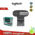 Logitech C170 Original Webcam mit Mikrofon USB Web Cam Kamera HD Plug-und-Play für PC Notebook