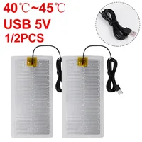 1/2PCS USB Warme Paste Pads Schnell-Heizung Tragbare Heizung Pad Sicher Heizung Wärmer Pad Für Tuch