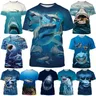 Beliebte neue Tier beliebte große weiße Hai 3D-Druck T-Shirt Retro Männer Sommer lässig Mode Unisex