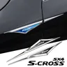 2 pezzi adesivi per auto in lega accessori per auto per suzuki scross s-cross sx4 kizashi