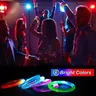 Nuovi braccialetti luminosi a LED da 10/20 pezzi braccialetti luminosi al Neon braccialetti luminosi