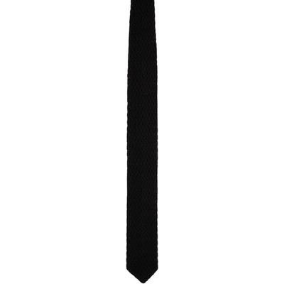Crochet Tie - Black - mfpen Ties