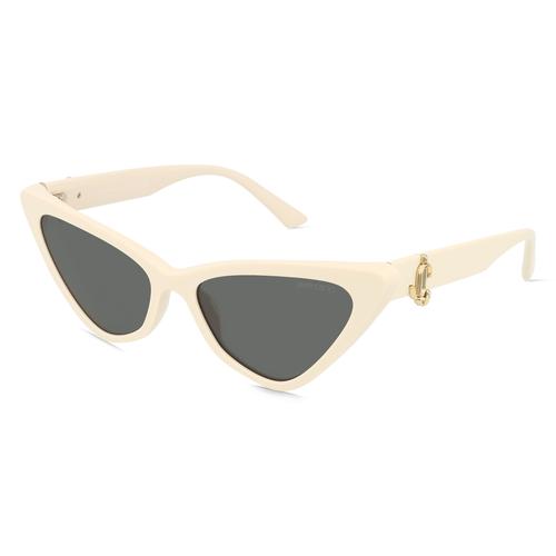 Jimmy Choo 0JC5008 Damen-Sonnenbrille Vollrand Cateye Acetat-Gestell, weiß