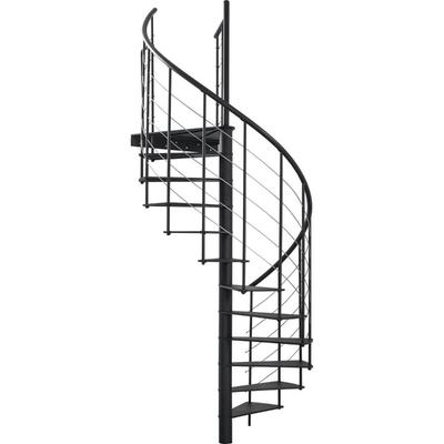 Minka Spindeltreppe Milano schwarz Wendeltreppe, 160 cm Image