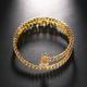 Women's Tennis Bracelet Layered Precious Fashion Luxury Rhinestone Bracelet Jewelry Silver / Gold For Gift Engagement