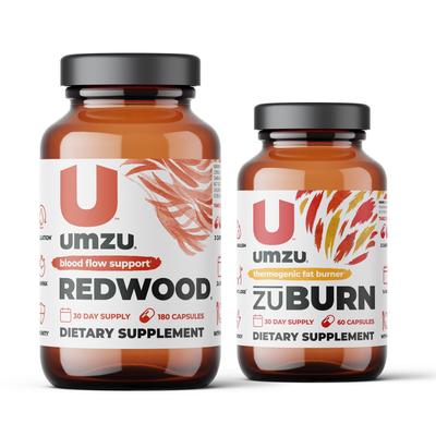 Redwood & Zuburn Bundle: Metabolism Support by UMZU | 24.37 oz