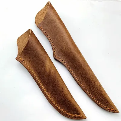 2 Sizes Small Straight Knife Cowhide Leather Sheath Scabbard Case Cover Universal Fruit Kitchen
