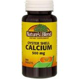 Natureâ€™s Blend Oyster Shell Prenatal Calcium Supplement with Vitamin D - Supports Bone Health for Strong Bones & Teeth - Rich Source of Trace Minerals - Gluten-Free - 100 Tablets (500 Mg) - Pack of 1