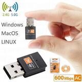 YaChu USB WiFi Adapter AC600Mbps 2.4/5GHz Wireless USB WiFi Network Adapter 802.11 Wireless For Laptop/Desktop/PC