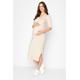 Lts Tall Maternity Cream Knitted Midaxi Dress 18 Lts | Tall Women's Maternity Dresses