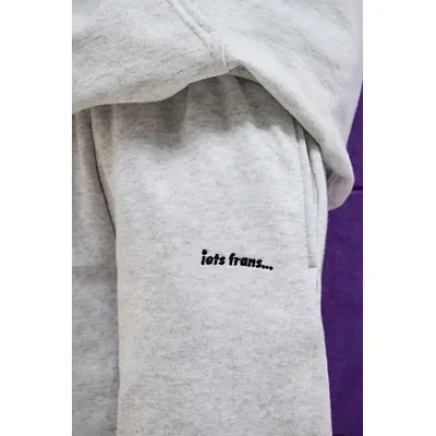 iets frans. Grey Cuffed Joggers - Grey XL at Urban Outfitters