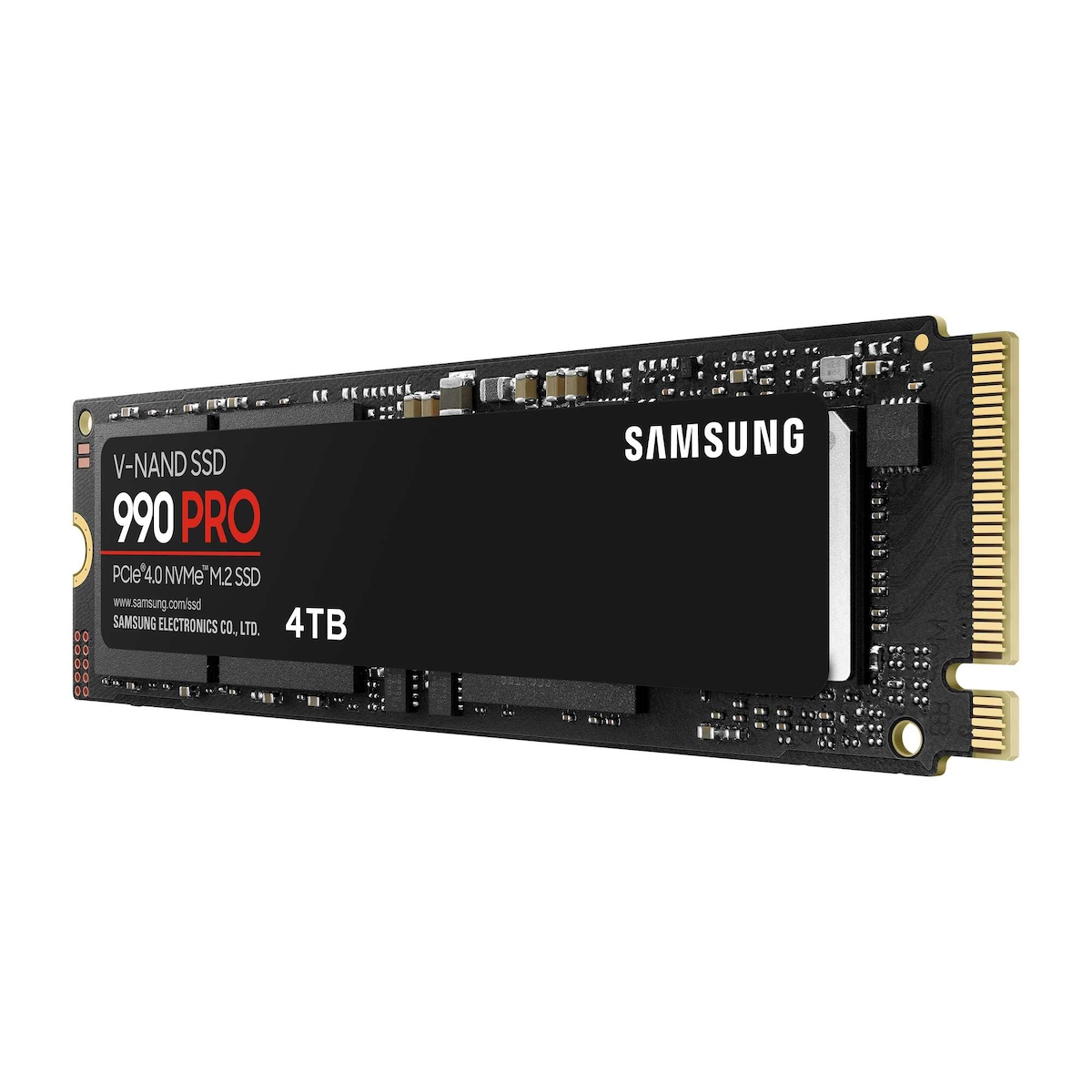 Samsung 990 PRO 4 TB PCIe 4.0 NVMe™ M.2 (2280) Internes Solid State Drive (SSD) (MZ-V9P4T0BW) Image