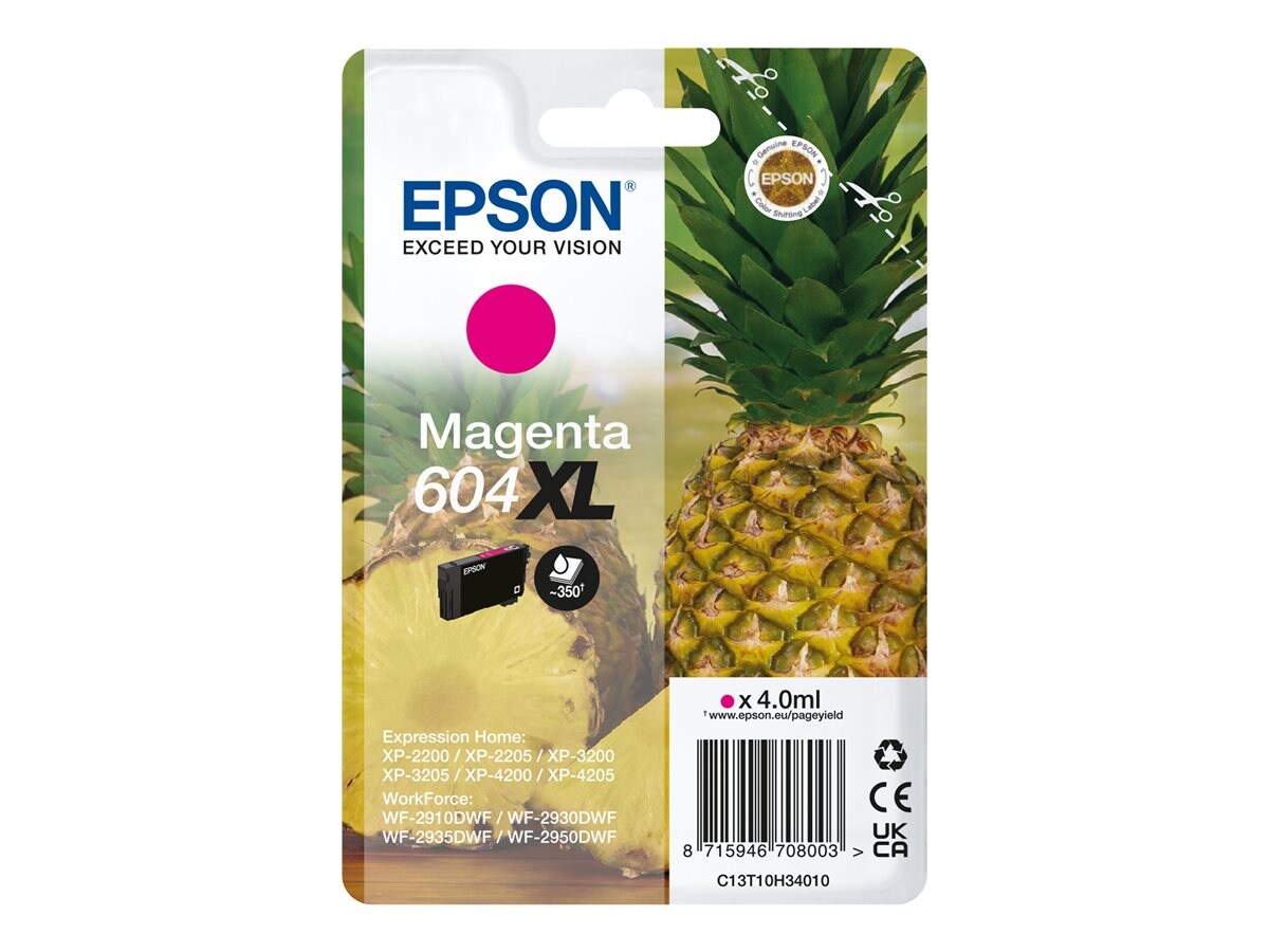 Epson Original 604XL Ananas Druckerpatrone - magenta (C13T10H34010) Image