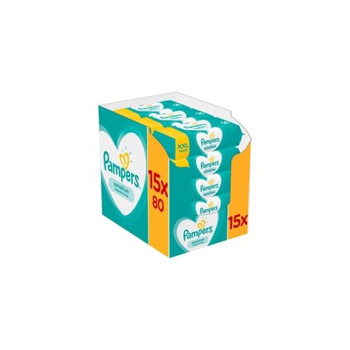 Pampers Feuchttücher Sensitive, 15x80 Stk.