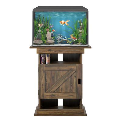 Ollie & Hutch Flipper Rustic Farmington 10/20 Aquarium or Terrarium Tank Stand