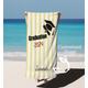 Customized Beach towel, Give Him/Her Graduation Gift, Striped Beach Towel, Customized Gift, Give Friend Photo Ggift