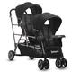 Joovy BigCaboose Triple Stroller for Newborn (Black)