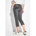 3/4-Jeans CECIL Gr. 30, Länge 20, grau (mid grey used wash) Damen Jeans Caprijeans 3/4