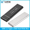 USB 3.1 a M.2 NGFF SSD Mobile Hard Disk Box tipo C scheda adattatore custodia esterna per m2 SATA SSD 2230/2242/2260/2280