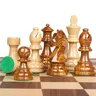 Cavaliere tedesco Staunton Chessmen 34 pezzi di scacchi pesanti Set Backgammon Indoor Entertainment