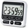 LCD-Anzeige digitaler Küchen timer mit Stumm-/Lautalarm-Ein-/Ausschalter 24-Stunden-Wecker für