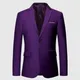 Nuovo elenco blazer da uomo di lusso di grandi dimensioni 6XL Giacca slim in tinta unita, giacca da abito da sposa per banchetti d'affari di moda S-6XL