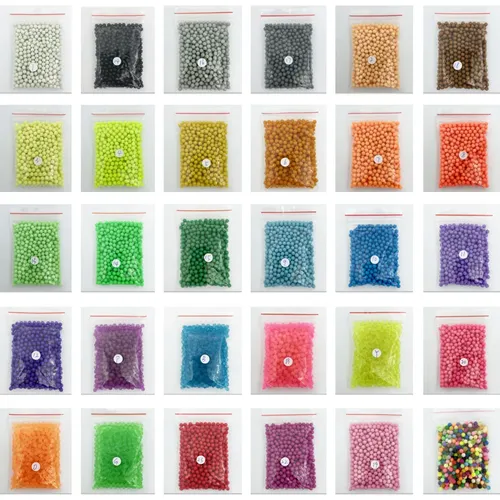 500 Stück Plastiktüte Packag 5mm Perlen Wasser perlen Spray Aqua Magic Beads Lern puzzles Peg board