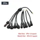 Cavi tipo Y Connettore 2 3 4Pin 1 a 2 3 4 5 Connettore splitter Impermeabile IP67 LED esterno Luce solare Maschio Femmina Spina Filo