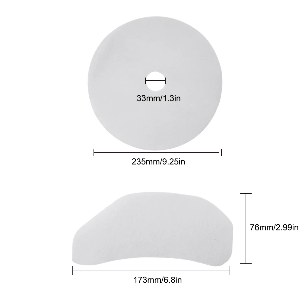 10 stücke Wäschetrockner Abluftfilter Für BUSH DHB7VTDW DHB7VTDB TD3CNBW Lufteinlass Luftbefeuchter Filter Baumwolle Image
