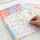2024 Wandkalender Tages plan Planer Blatt 365 Tage Kalender jährlich wöchentlich Jahres planer zu
