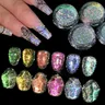 NICOLE DIARY-Poudre de cristal chromé pour ongles Aurora Casting paillettes Giltter Rotterdam Kly