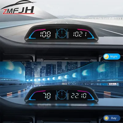B3 G3 OBD/GPS HUD Display G19 Digitaler Tachometer mit Alarmfunktion Geschwindigkeitsuhr Drehzahl Image