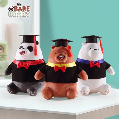 Wir nackten Bären Stofftier Spielzeug Abschluss saison Panda Puppe Arzt Hut Cartoon Kindergarten