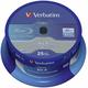 1x25 Verbatim BD-R Blu-Ray 25GB 6x Speed Datalife No-ID Cakebox - Verbatim