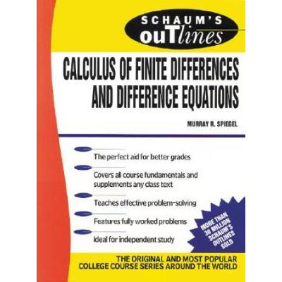 Schaum's Outline Of Calculus Of Finite Differences...