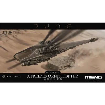 MENG 1/72 DS-007 ATREIDES ORNITHOPTER PLASTIC MODEL KIT