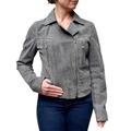 Levi's Jackets & Coats | Levis Suede Leather Asymmetric Zip Gray Moto Jacket | Color: Gray | Size: M