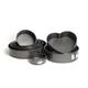 9pc Cake Pan Set with Tempered Glass Base & Heart Shaped Cake Tin