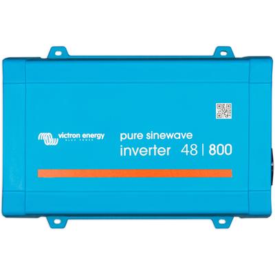 Wechselrichter VICTRON ENERGY "»Inverter Victron Phoenix 48/800 VE.direct Schuko«", blau, B:21,6cm H:10,5cm L:30,5cm, Aluminium, Wandler Image