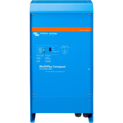 Wechselrichter VICTRON ENERGY "»Inverter / Charger Victron MultiPlus C 12/2000/80-30 230V VE.Bus«", blau, B:25,5cm H:52cm L:12,5cm, Aluminium, Wandler, 2000 W - 12V