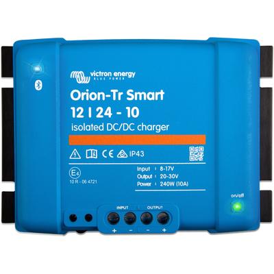 Wandler VICTRON ENERGY "»DC/DC Charger Victron Orion-Tr Smart 12/24-15 iso«", blau, B:18,6cm H:8cm L:13cm, Aluminium, Wandler