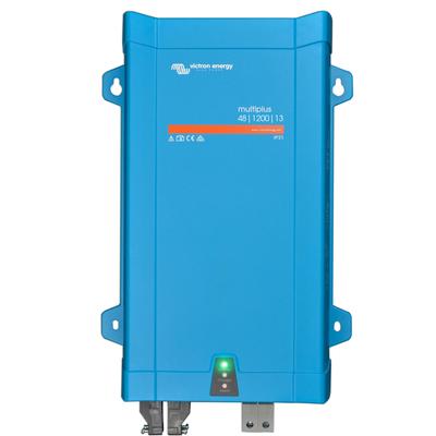 Wechselrichter VICTRON ENERGY "»Inverter / Charger Victron MultiPlus 48/1200/13-16 230V«", blau, B:25cm H:10cm L:40,6cm, Aluminium, Wandler, 1200 W, 48 VDC
