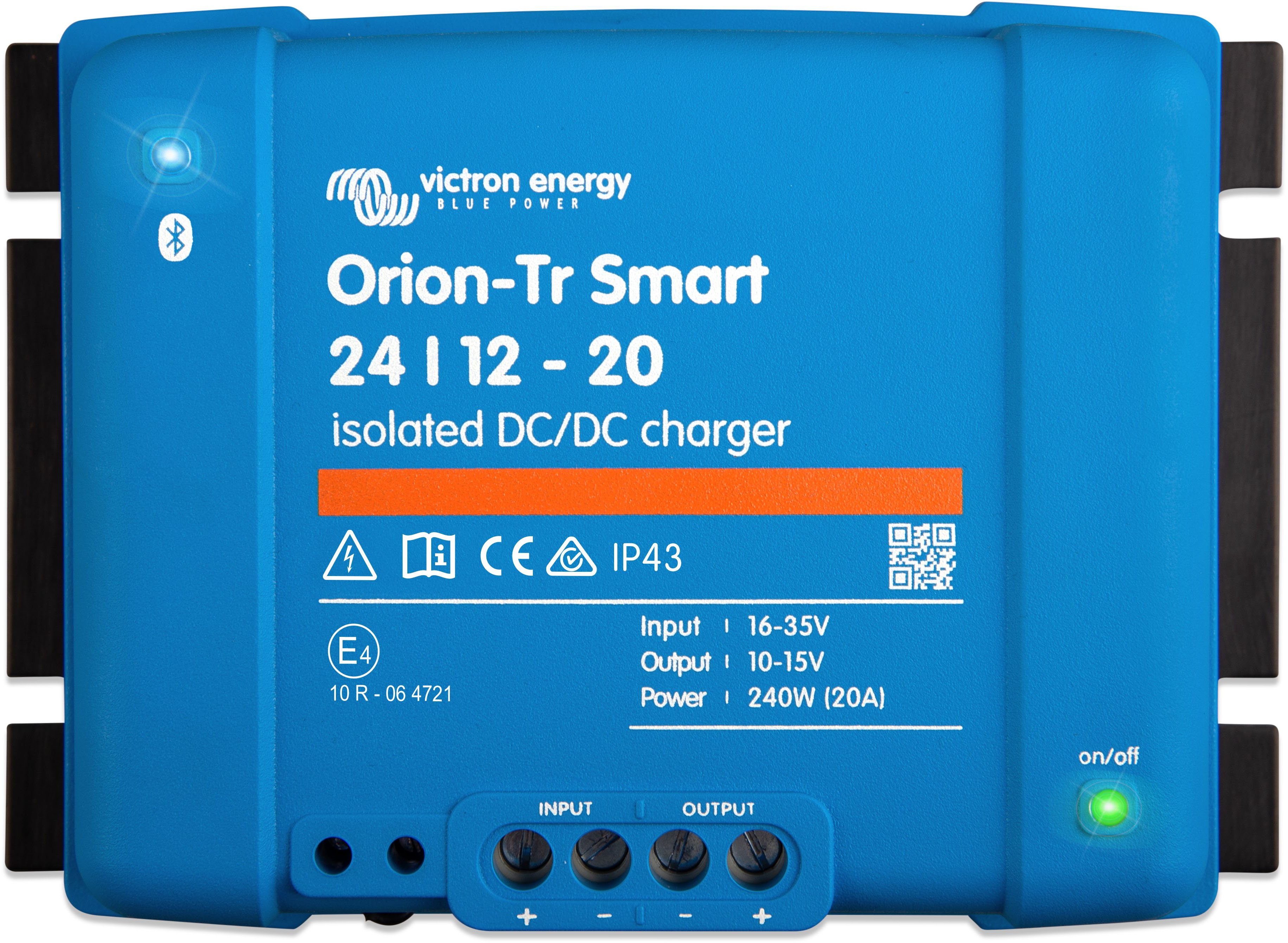 Wandler VICTRON ENERGY "»DC/DC Charger Victron Orion-Tr Smart 24/12-30 iso«", blau, B:18,6cm H:1,6cm L:7cm, Aluminium, Wandler Image