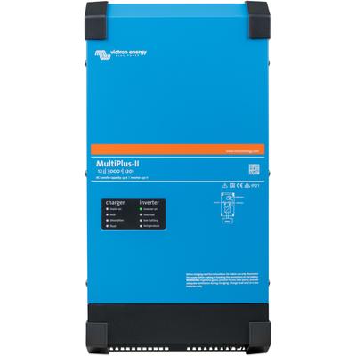 Wechselrichter VICTRON ENERGY "»Inverter / Charger Victron MultiPlus-II 12/3000/120-32 230 V«", blau, B:27,5cm H:14,7cm L:54,6cm, Aluminium, Wandler, 3000 W, 12 VDC
