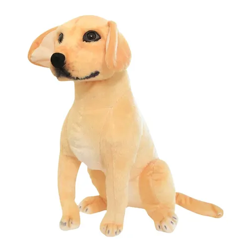 Neue lebensechte Hund Plüsch Stofftier realistische Plüsch Golden Retriever Welpen Spielzeug