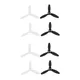 8 propeller Requisiten Ersatz Teile Klingen Für Parrot Bebop 2 Drone Schwarz Weiß