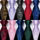 Mens Paisley Neckties, Classic Silk Woven Western Dress Tie For Wedding, Ideal Choice For Gifts
