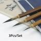 3pcs/set Of Ultra-fine Hook Line Fine Paint Brush Chinese Calligraphy Brush Painting Brush Art Fixed Oil Painting Brush